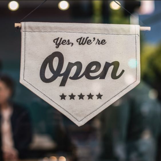 Yes we are open sign
