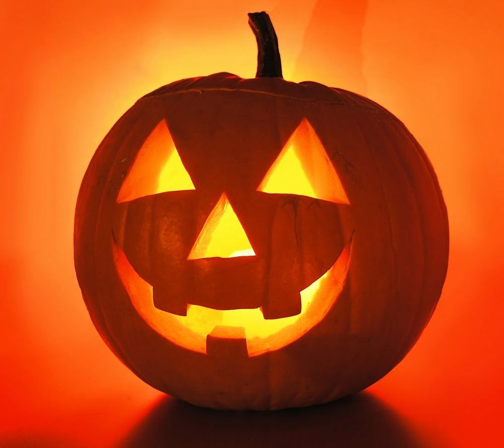 carved jack-o-lantern pumpkin